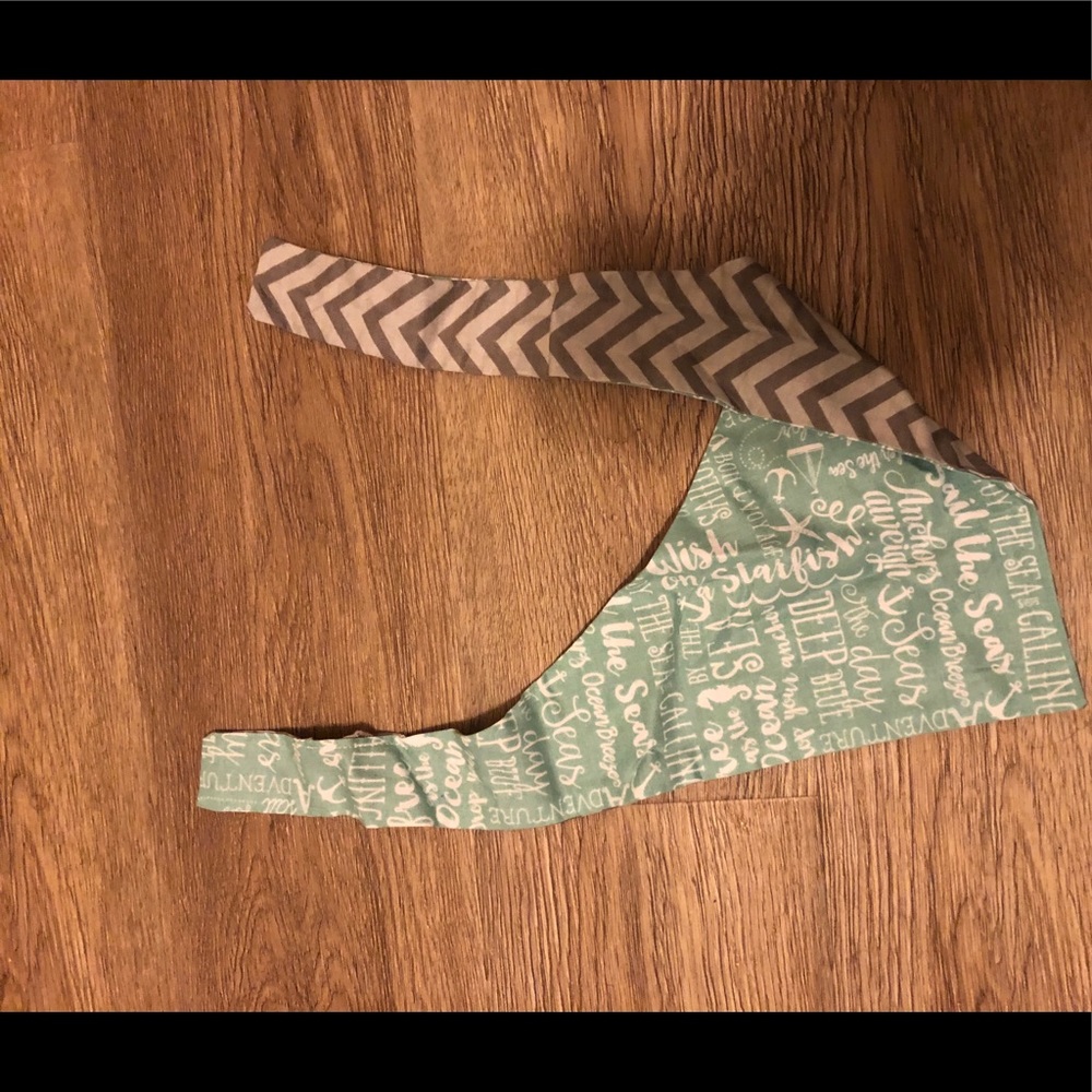 Nautical dog bandana
